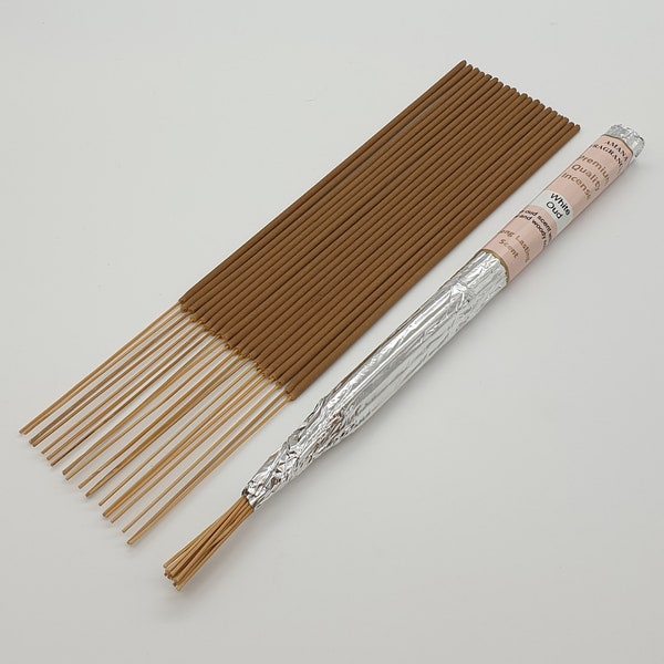 60 x White Oud Long Burning Incense Sticks