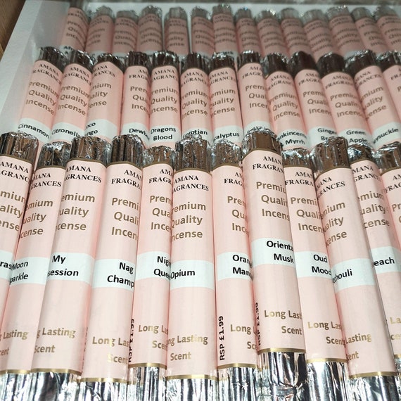 60 Mixed Pack Long Burning Incense Sticks Etsy