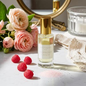 Raspberry Candy Perfume Oil – Sweet Fruity Scent, Alcohol-Free Formula