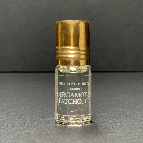 Bergamot & Patchouli Premium Oil Perfume - alcohol-free