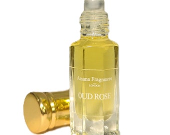 Perfume de aceite premium Oud Rose - sin alcohol