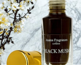Black Musk Premium Perfume Oil - alcohol-free