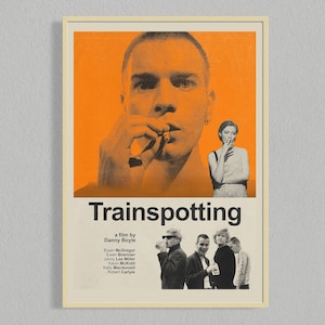Trainspotting Mid Century Movie Poster | Film Posters