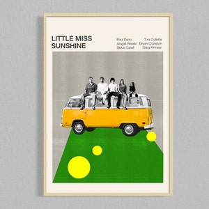 Little Miss Sunshine Movie Poster: Mid-Century Modern Film Art (Digital Download)