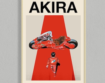 AKIRA オリジナル日本アニメポスター、マンガウォールアートプリント
