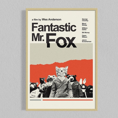 Fantastic Mr. Fox Movie Poster - Etsy