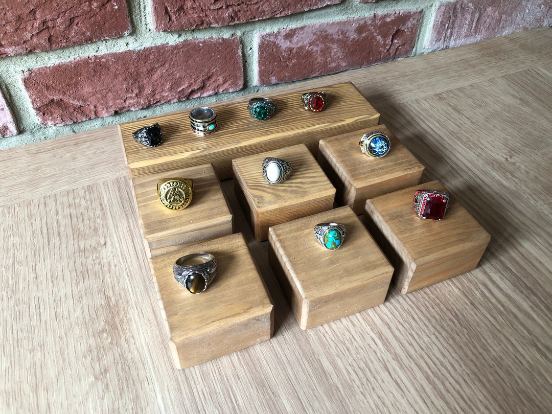 Julie Riser Blocks Wooden Riser Blocks Craft Display Ring Organiser Fir Cone - Etsy