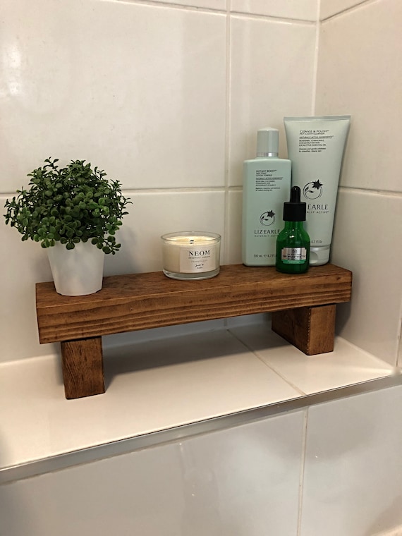 Wooden Countertop Tray Kitchen Stand Bathroom Shelf Riser Etsy