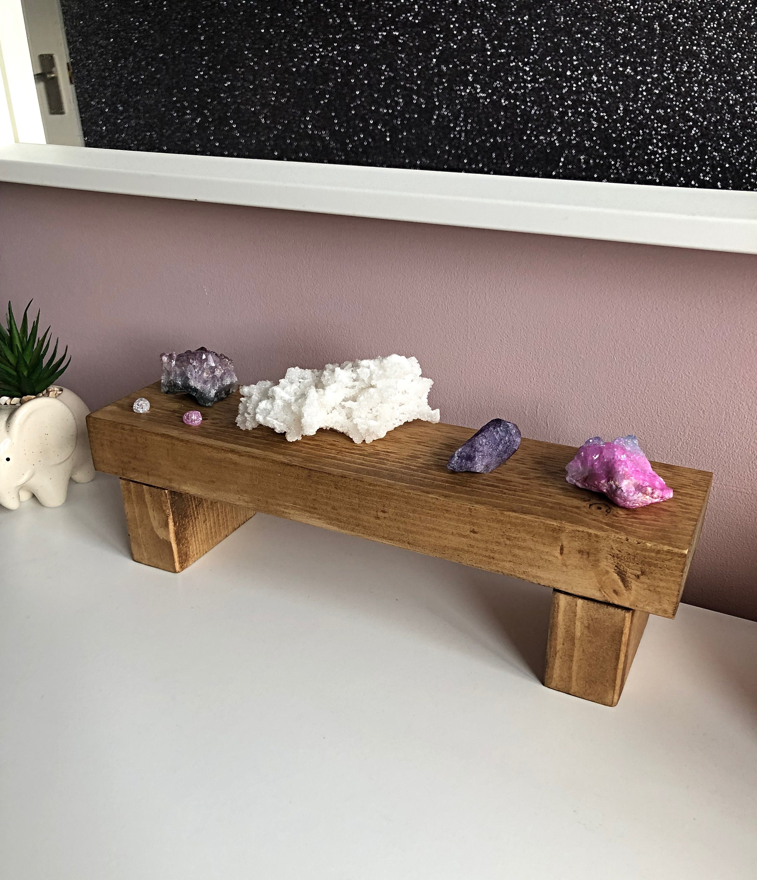 Wooden Countertop Tray Kitchen Stand Bathroom Shelf Riser Etsy