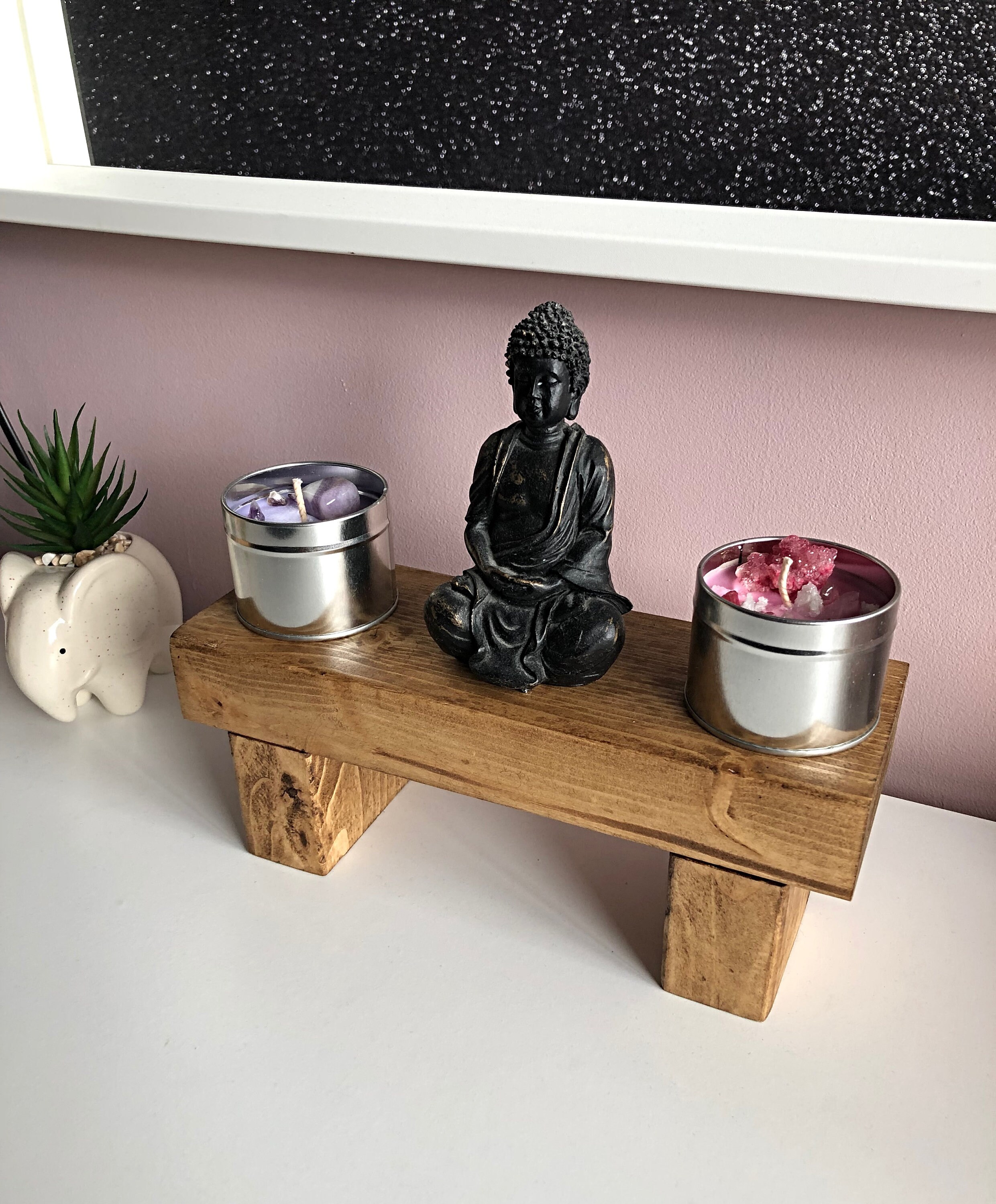 Wooden Countertop Tray Kitchen Stand Bathroom Shelf Riser Etsy