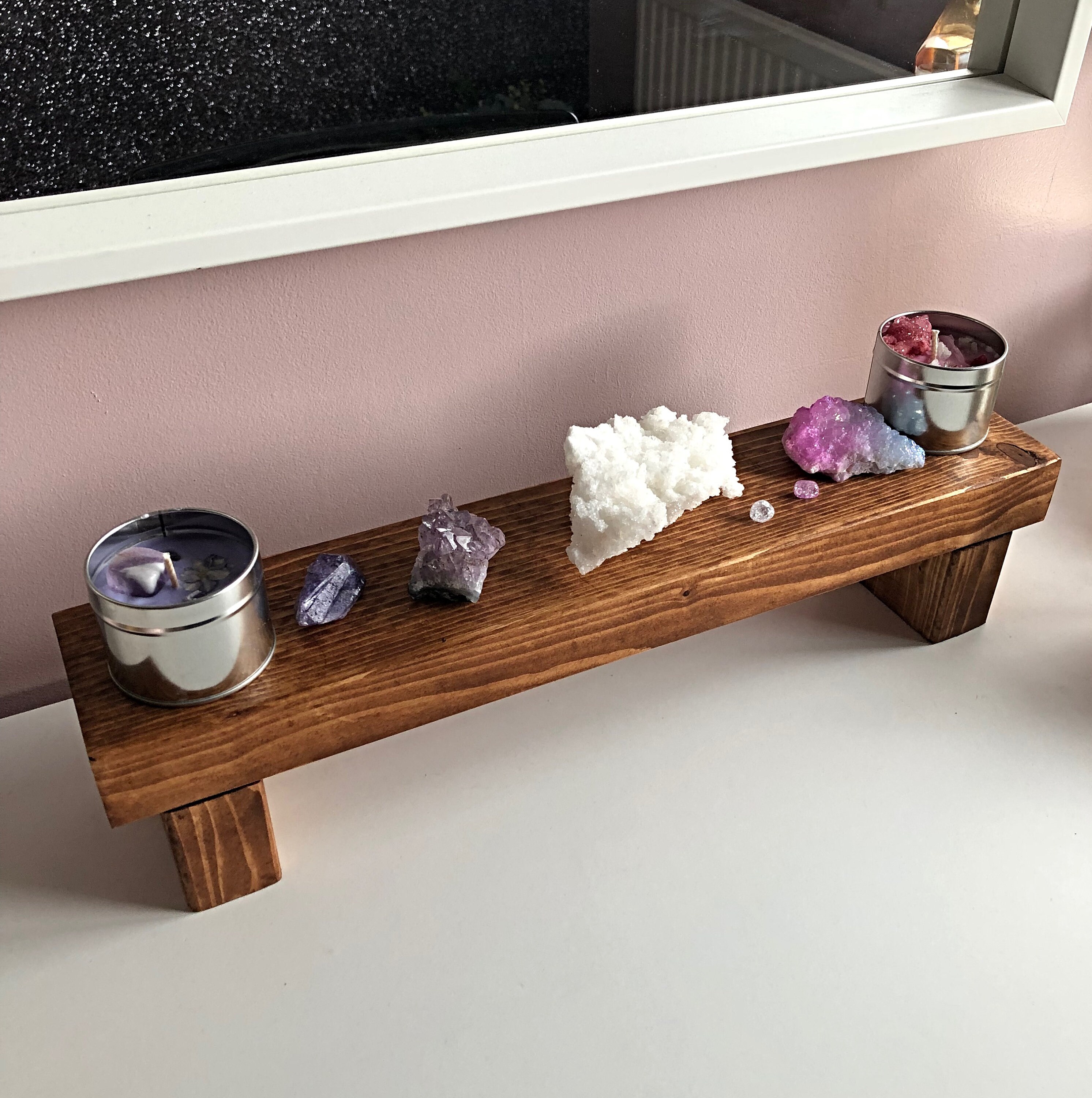 Wooden Countertop Tray Kitchen Stand Bathroom Shelf Riser Etsy UK