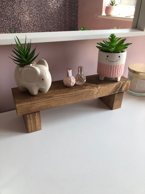 Wooden Countertop Tray Kitchen Stand Bathroom Shelf Riser Etsy UK