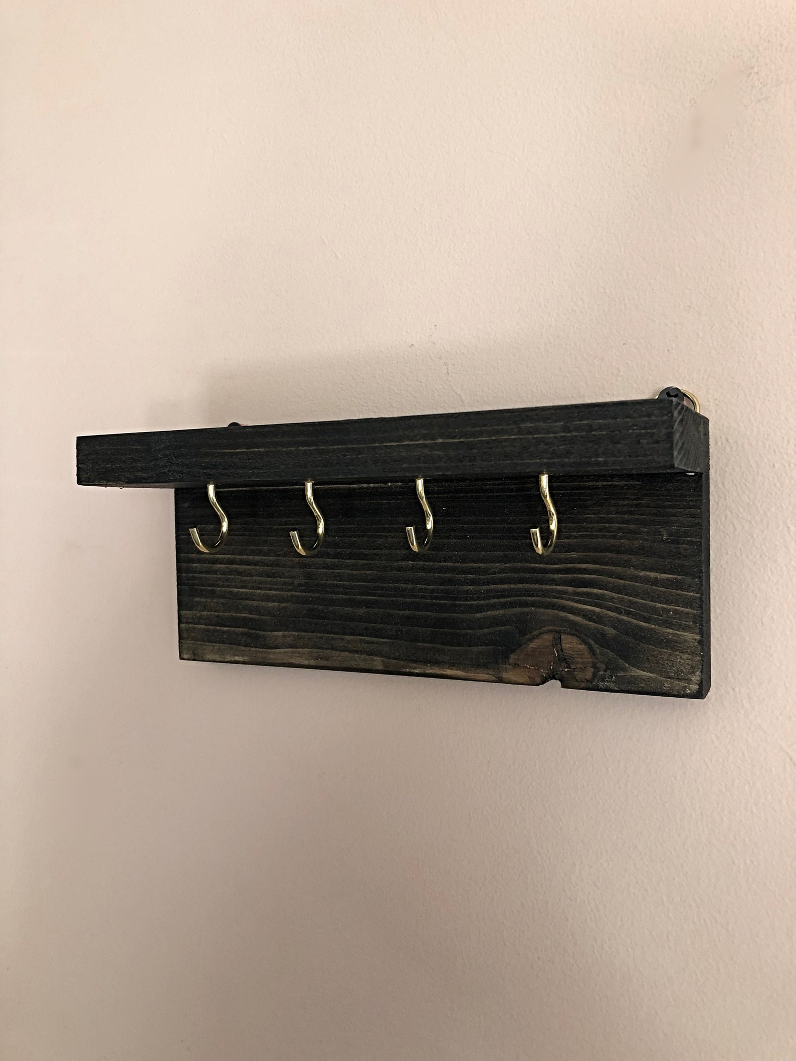 Wall Mounted Key Organiser Car Key Tidy With Display Shelf Etsy UK