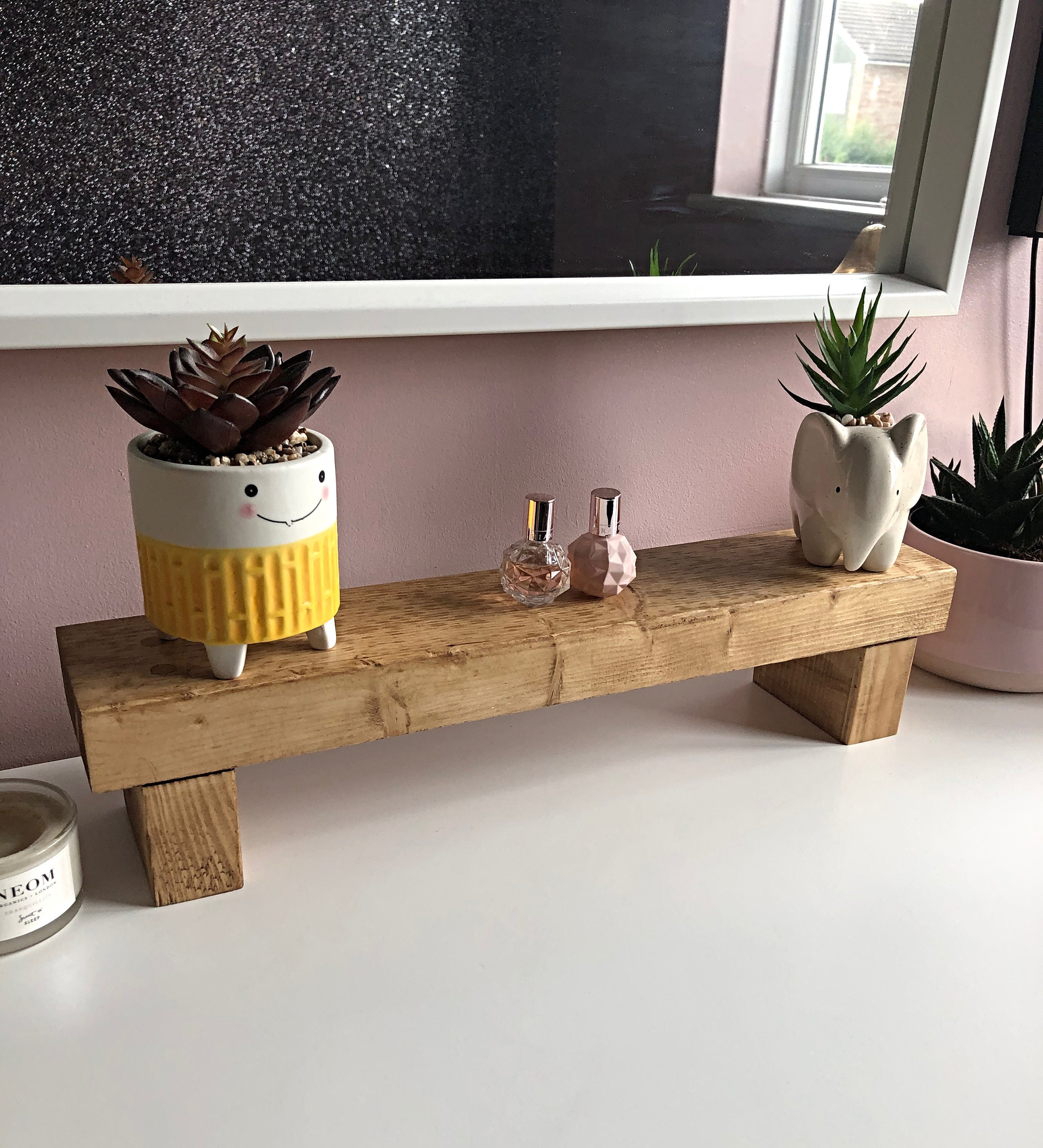 Wooden Countertop Tray Kitchen Stand Bathroom Shelf Riser Etsy UK