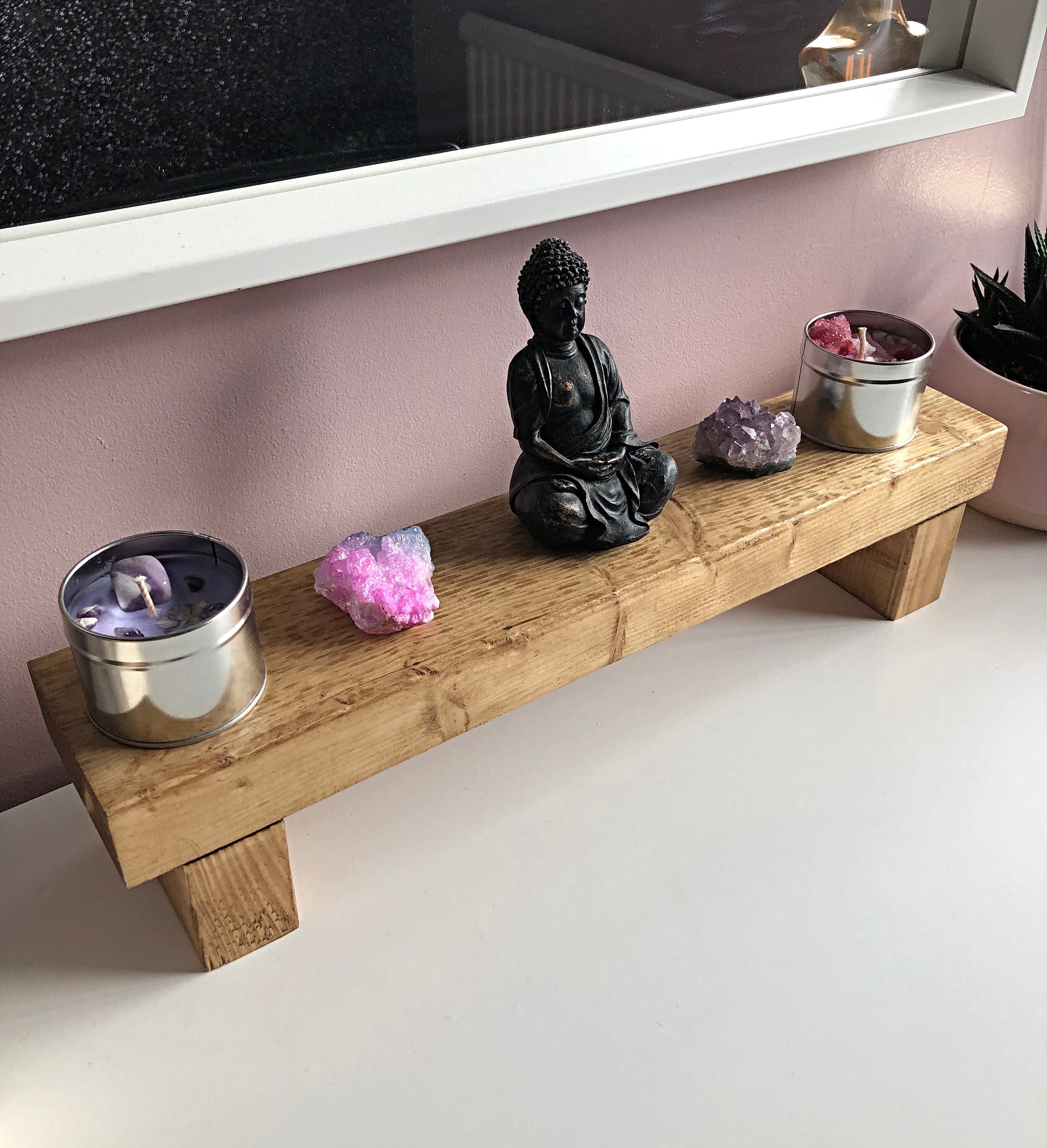 Wooden Countertop Tray Kitchen Stand Bathroom Shelf Riser Etsy