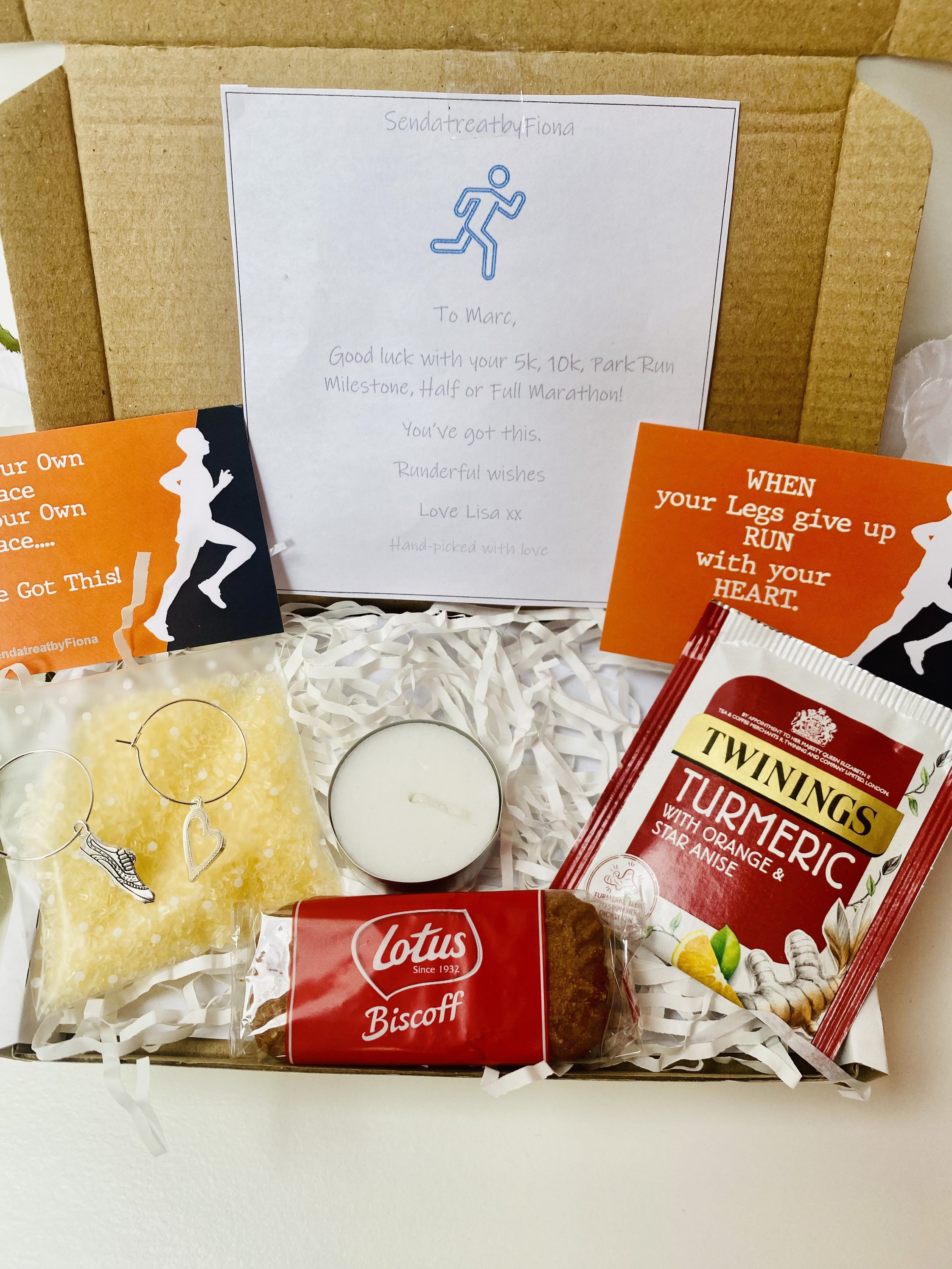Runners Letterbox Gift, Running Box, Runners Motivational Box, Good