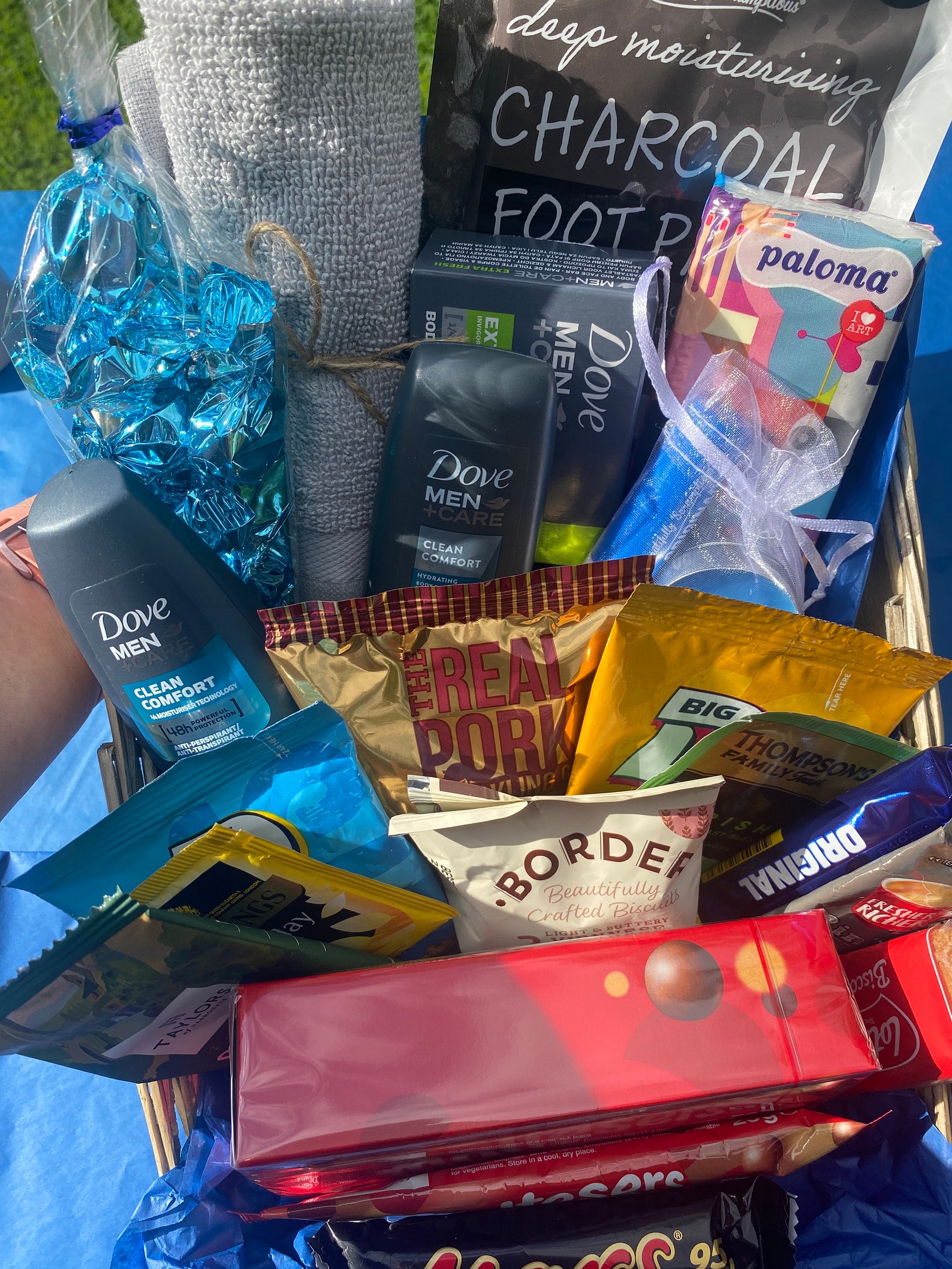 Birthday Hamper for Him Men's Food and Pamper Hamper Etsy