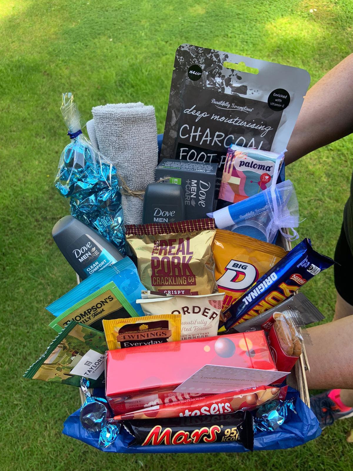 Birthday Hamper for Him Men's Food and Pamper Hamper Etsy