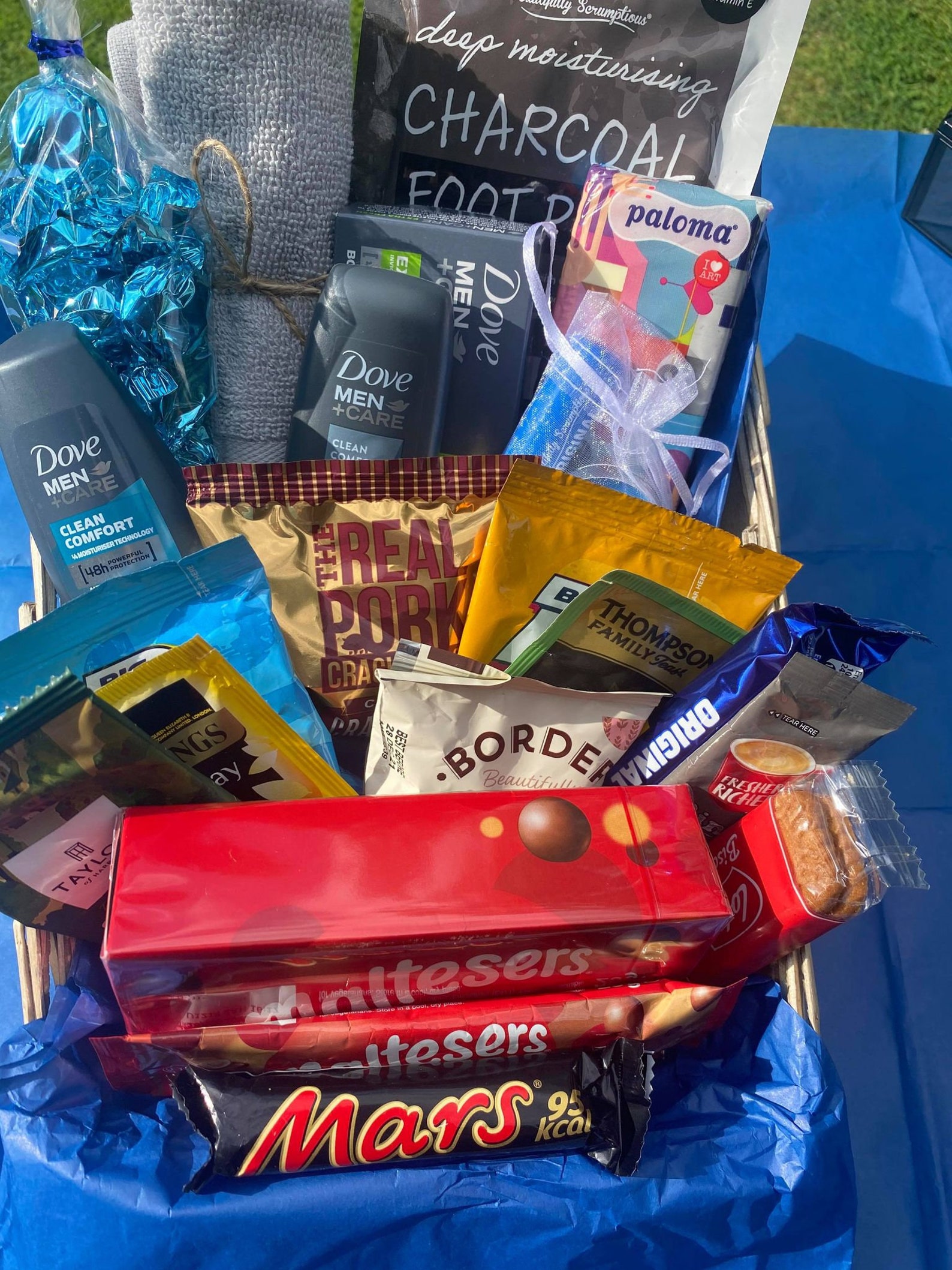 Birthday Hamper for Him Men's Food and Pamper Hamper Etsy