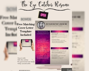 Make Your Prescence Known Resume Template