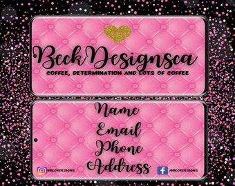 Pink B*tch Business Card | Mean Girls Inspired | Printable Business Cards