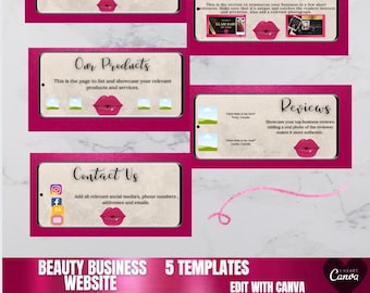 Glam Baby Beauty Business Template For Website & Blogs | eCommerce Template