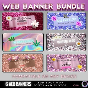Web Banners, Website Banners, Shopify Website Banners, Webslide Banners, DIY Web Banners
