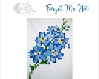 Forget Me Not Quilt - Digital Pattern