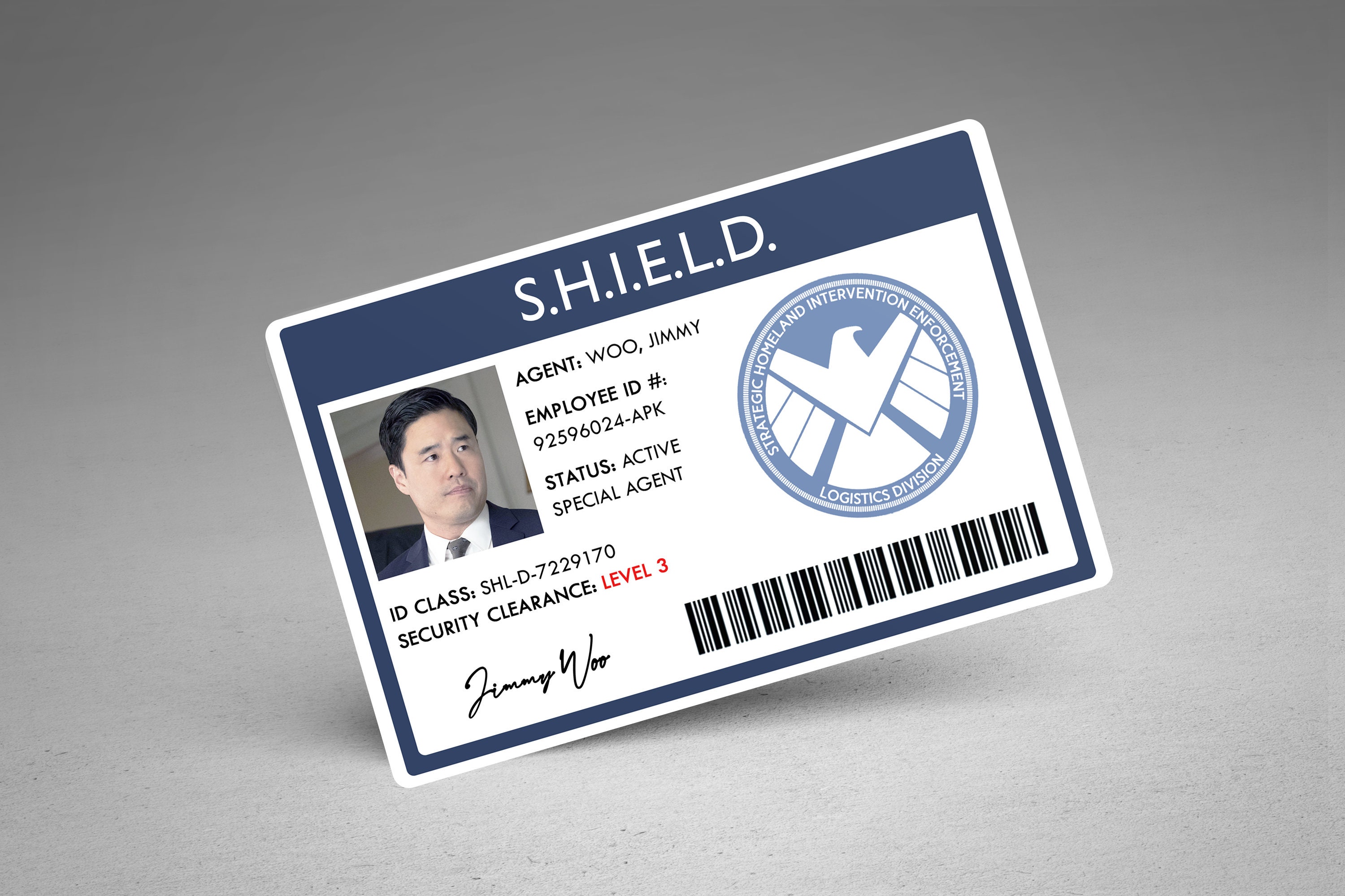 Marvel Shield Id Card