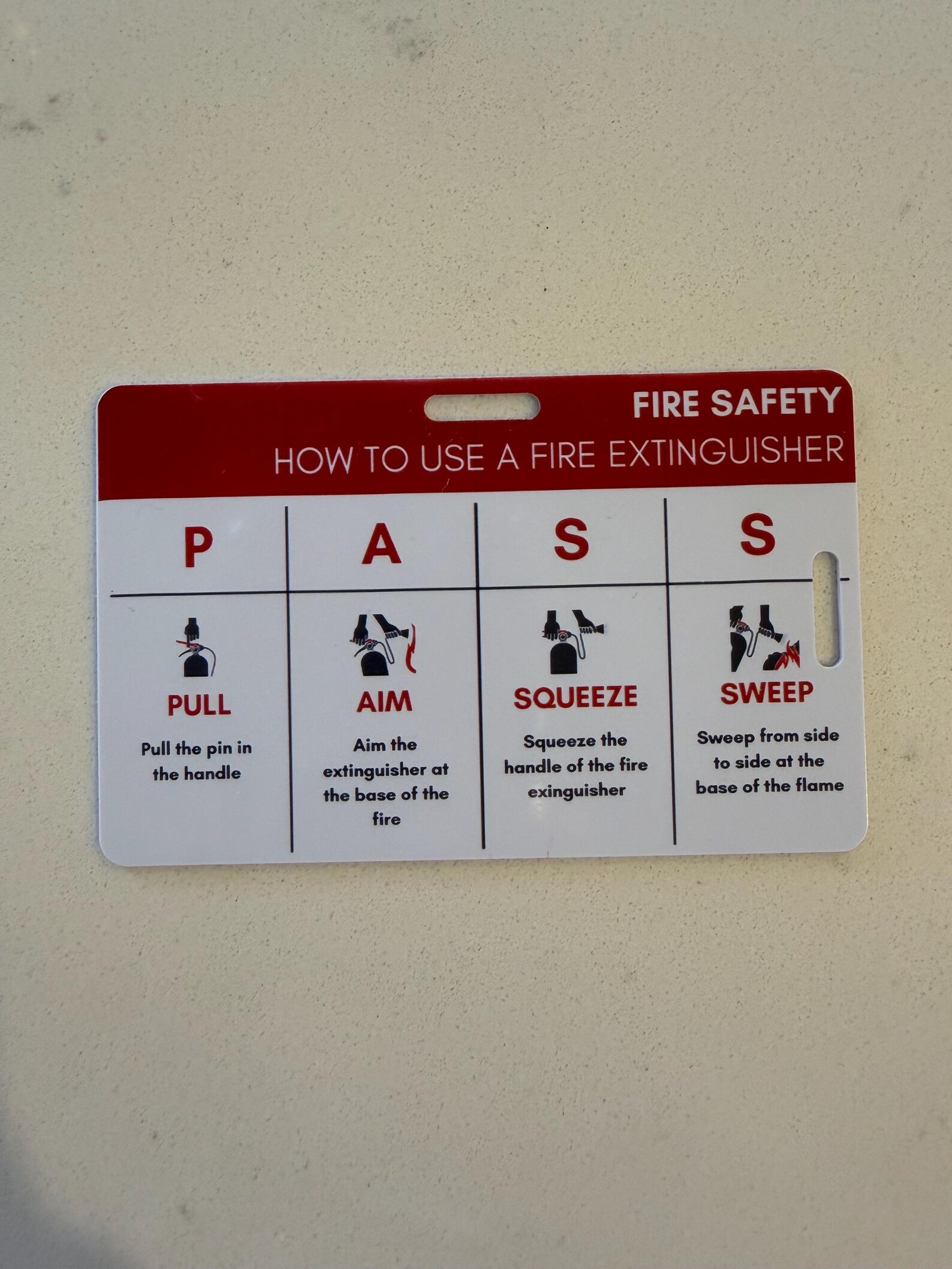 Firefighting Check Off Card Fire Safety Badge Buddy RACE & PASS Quick Reference | RN Badge Buddy ...