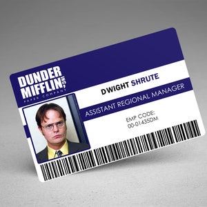 The Office Inspired - Dunder Mifflin Employee ID Badge - Kevin