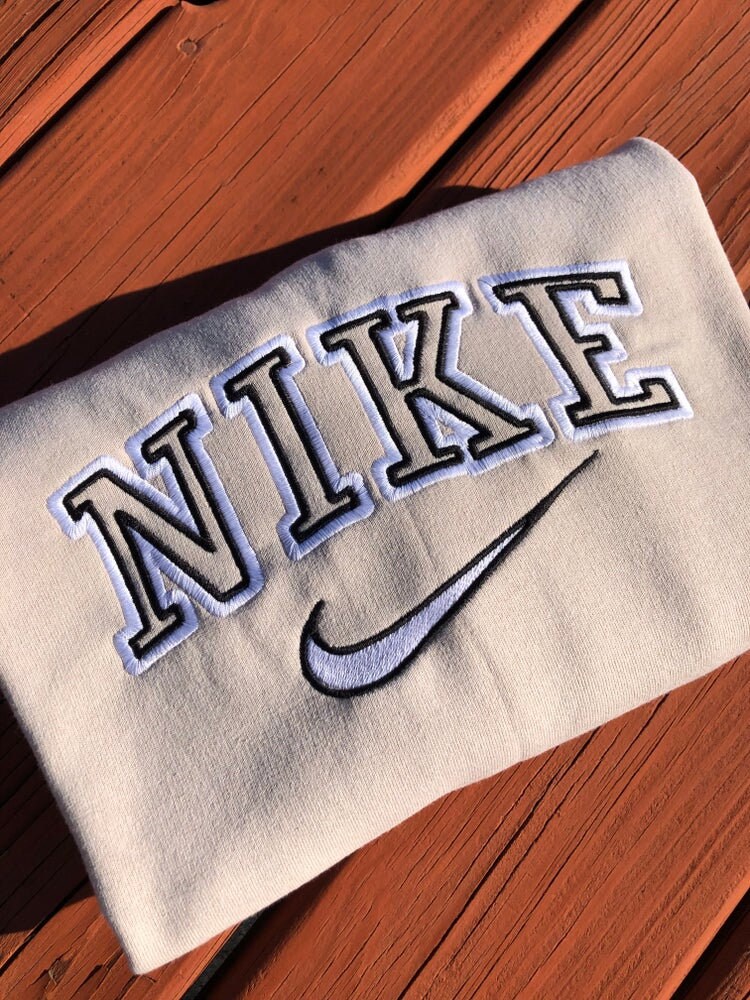 Vintage Nike Sweatshirt Beige - Etsy
