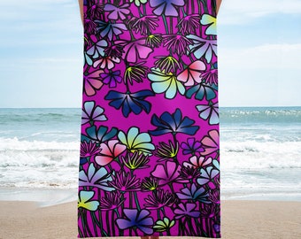 Vibrant Enchanted Bouquet Towel