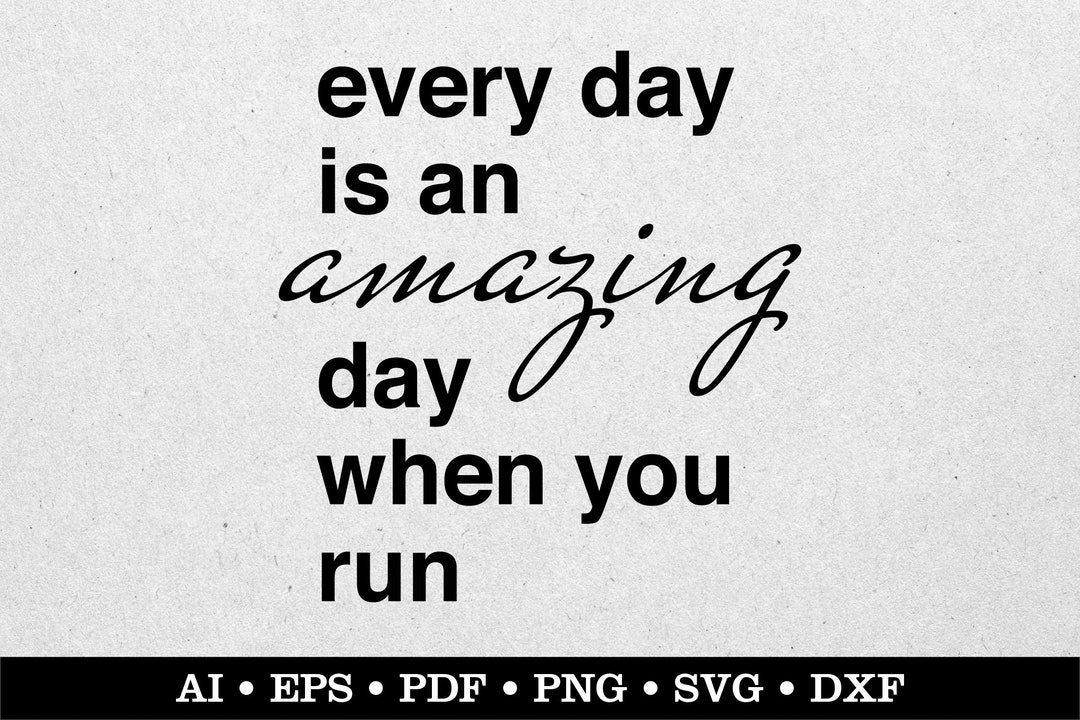 Run Svg, Running Svg, Runner Svg, Ai Eps Pdf Svg Png Dxf - Etsy