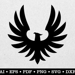 Phoenix svg, Phoenix clipart, Phoenix silhouette, ai eps pdf svg png dxf