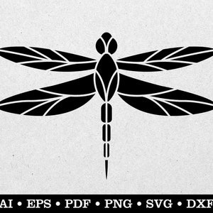 Dragonfly svg, Dragonfly Clipart, Dragonfly Silhouette, ai eps pdf svg png dxf