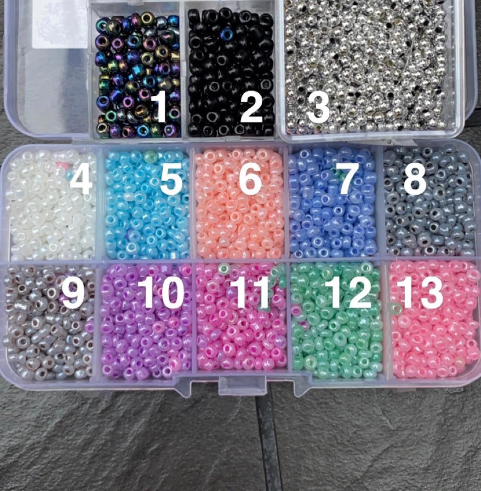 Elastic beaded Charm bracelet gift Etsy