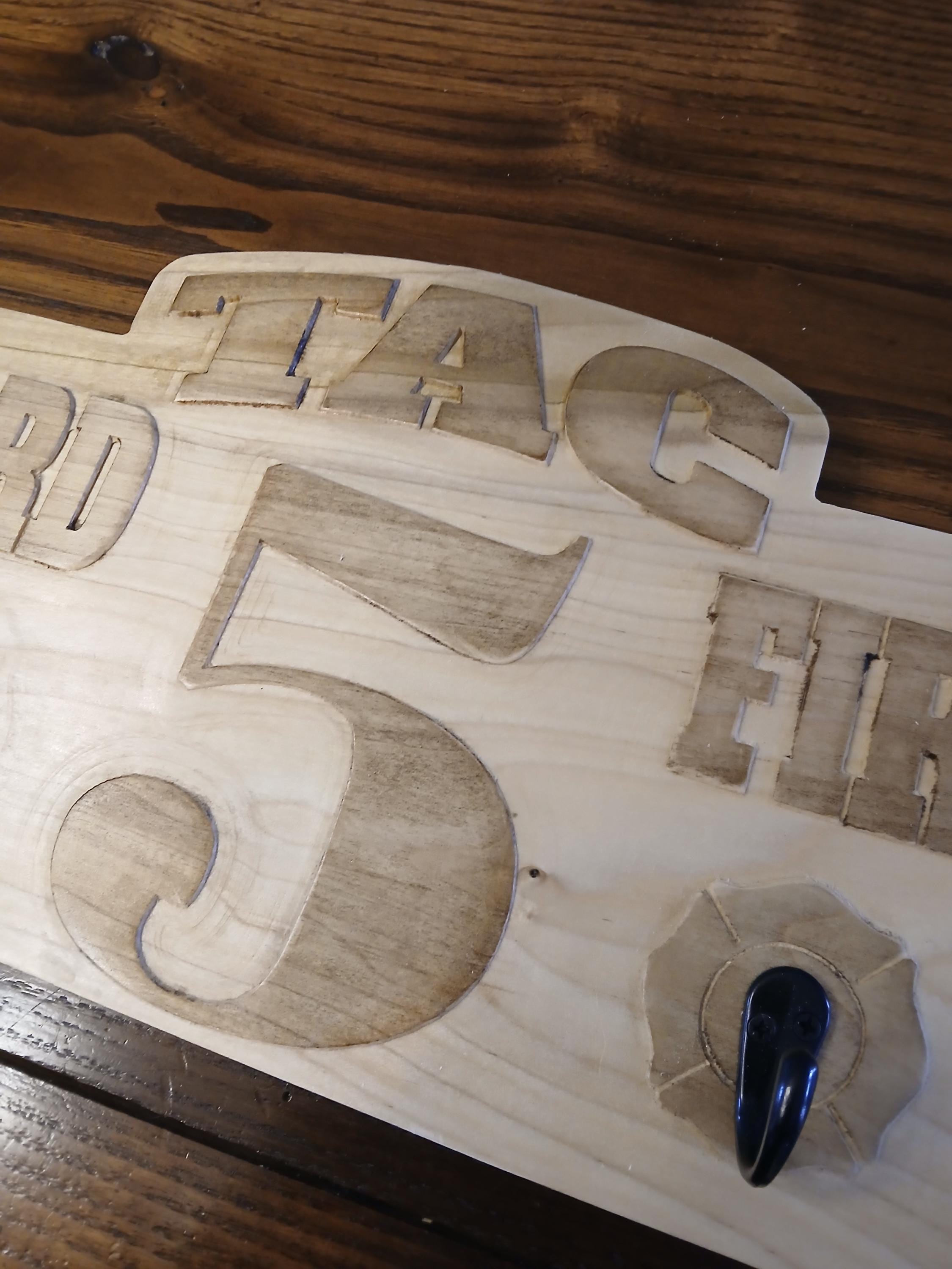 Custom Fire Department Coat Rack, Key Rack, Radio Strap Rack, Bell Cap ...