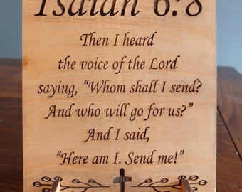 Custom Scripture Sign card for prayer prayer plaque scripture wall hanger christian gift for prayer prayer card comforting prayer card