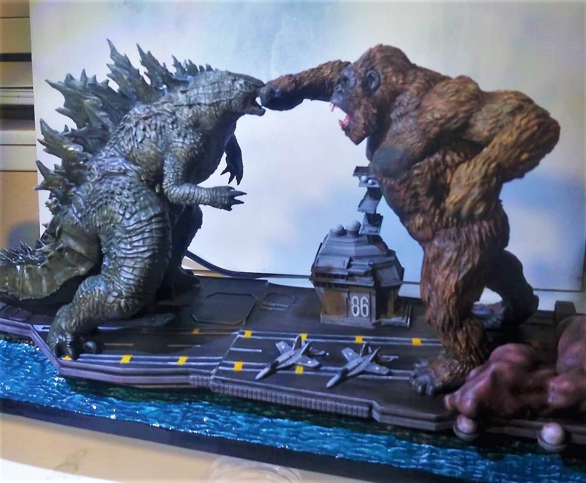 Godzilla vs King Kong 3D Model TXT | Etsy