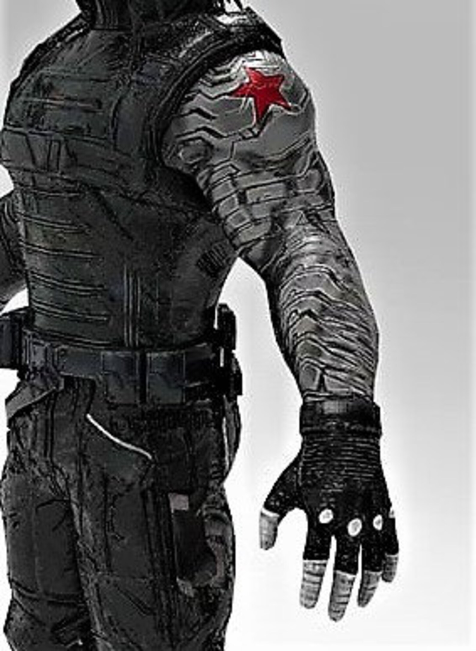 Winter Soldier Arm Bucky barnes 3D Model STL Etsy