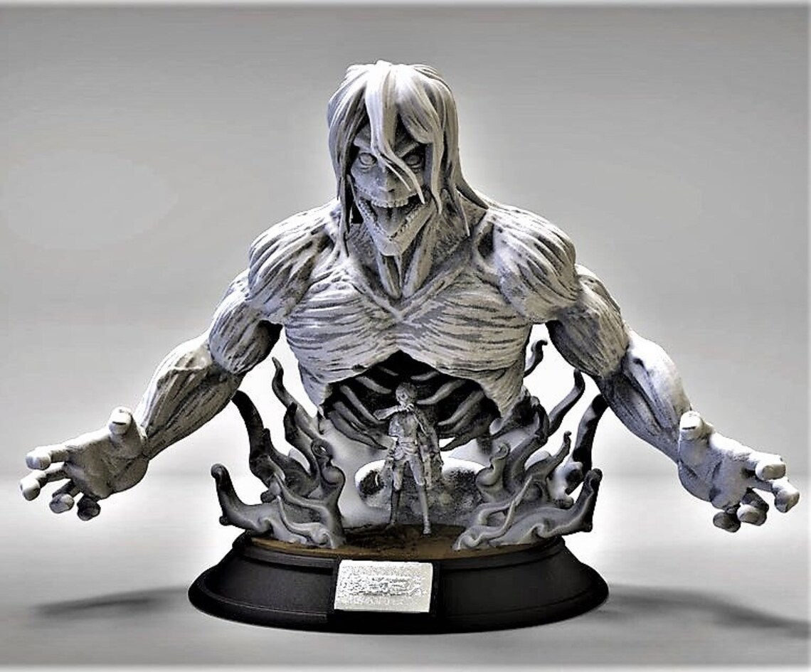 Attack on Titan 3D Model Eren Titan Transformation STL | Etsy