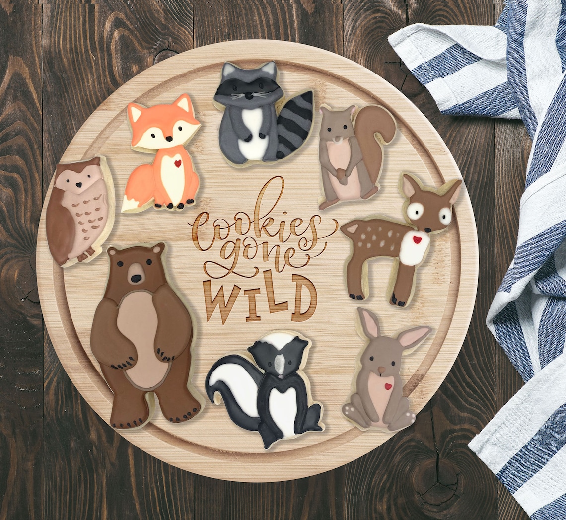 FOX Cookie Cutter Woodland Cookie Cutter Forest Animal Etsy