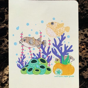 Pufferfish Card-Blank Card-All Occasion Card-Hawaiian Fish