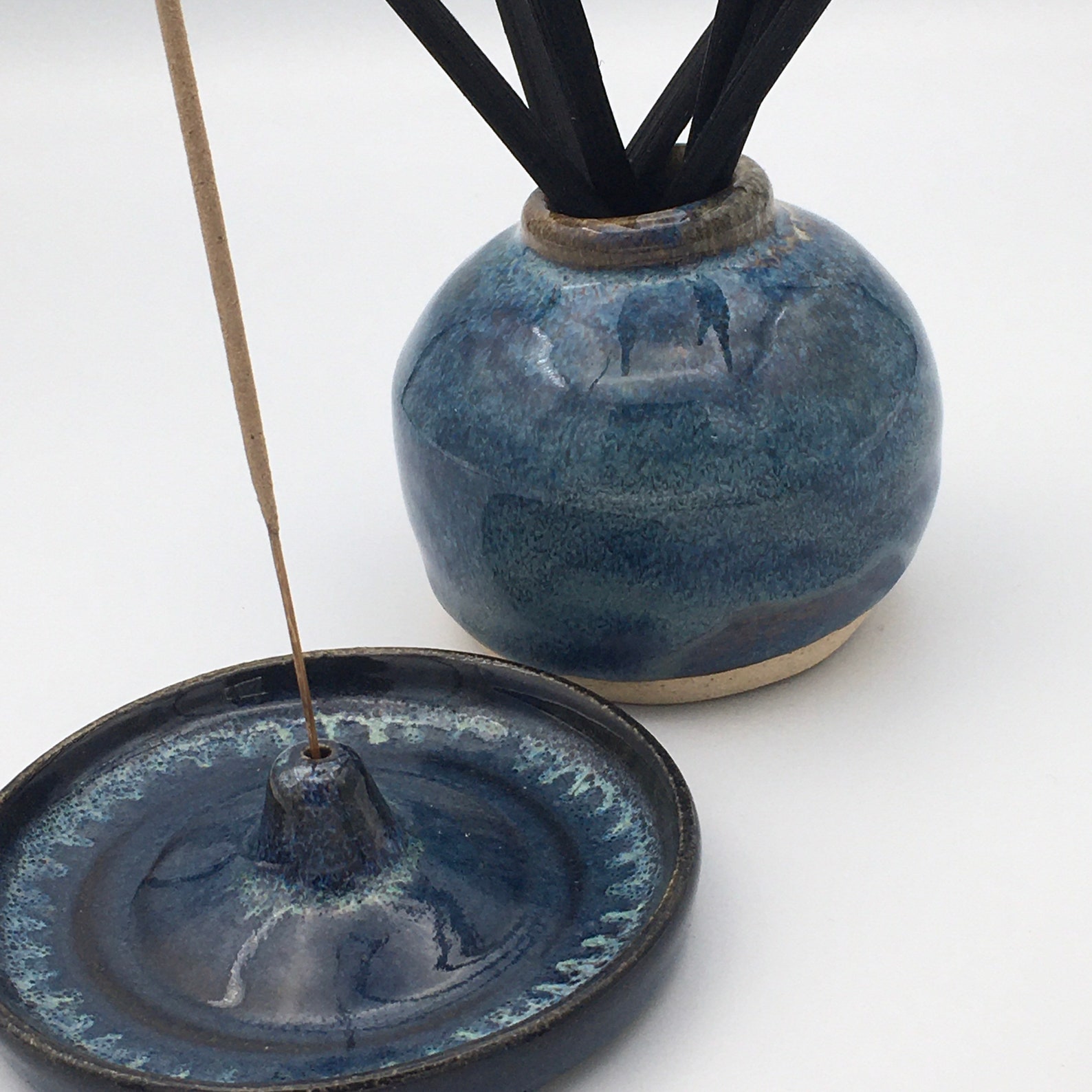 Reed diffuser holder and incense stick holder Etsy