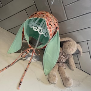 Baby bunny hat, Toddler rabbit hat, Kids photo props.