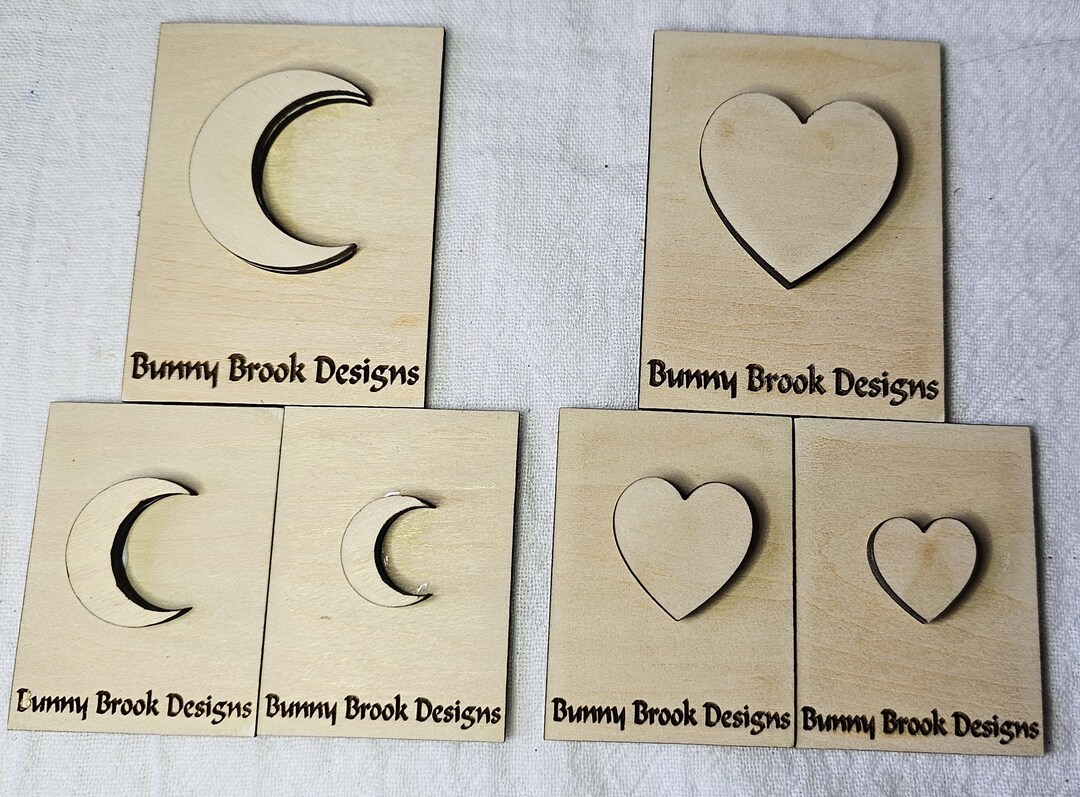 Heart and Crescent Moon Wire Frame Makers for Wire Wrapping - Etsy