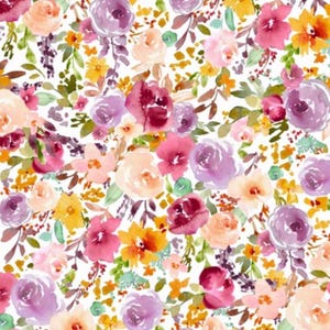 Colorful Floral Water Soluble Clay Transfer Paper #F31, Spring Clay Transfer Paper, Summer Transfer Paper, Transfer Paper for Clay Earrings