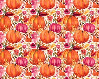 Autumn Pumpkin Water Soluble Clay Transfer Paper #F6, Fall Greenery Clay Transfer Paper, Pumpkin Transfer Paper, Transfer for Clay Earring