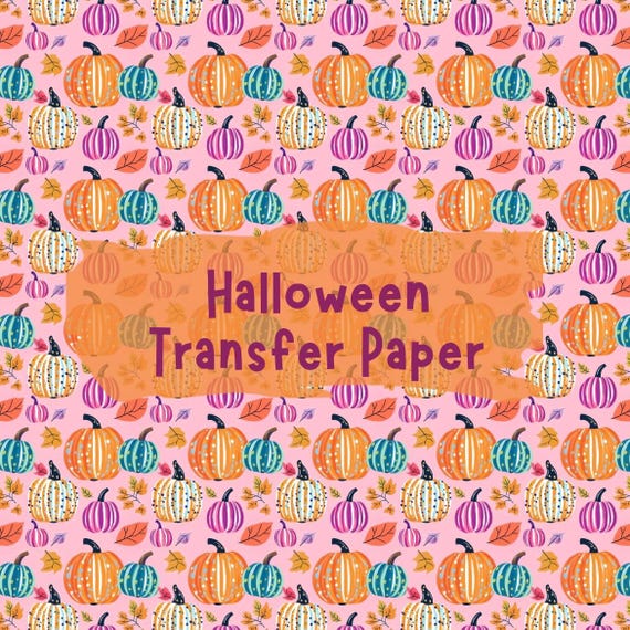 245 パンプキン ハロウィン転写シート 245 パンプキン ハロウィン転写シート 送料無料 アイロン